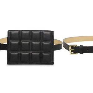 Steve Madden Quilted Faux Leather Belt Bag